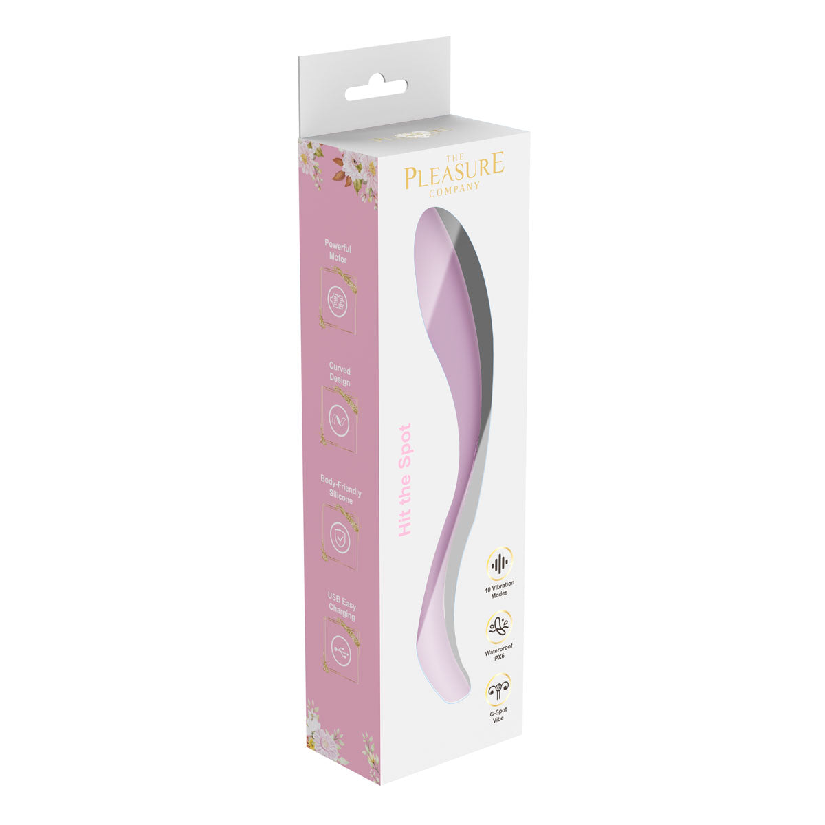 Hit the Spot 10-Speed Curved Clitoral Vibrator – Purple