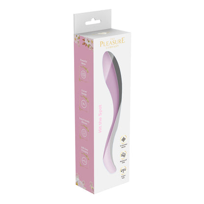 Hit the Spot 10-Speed Curved Clitoral Vibrator – Purple