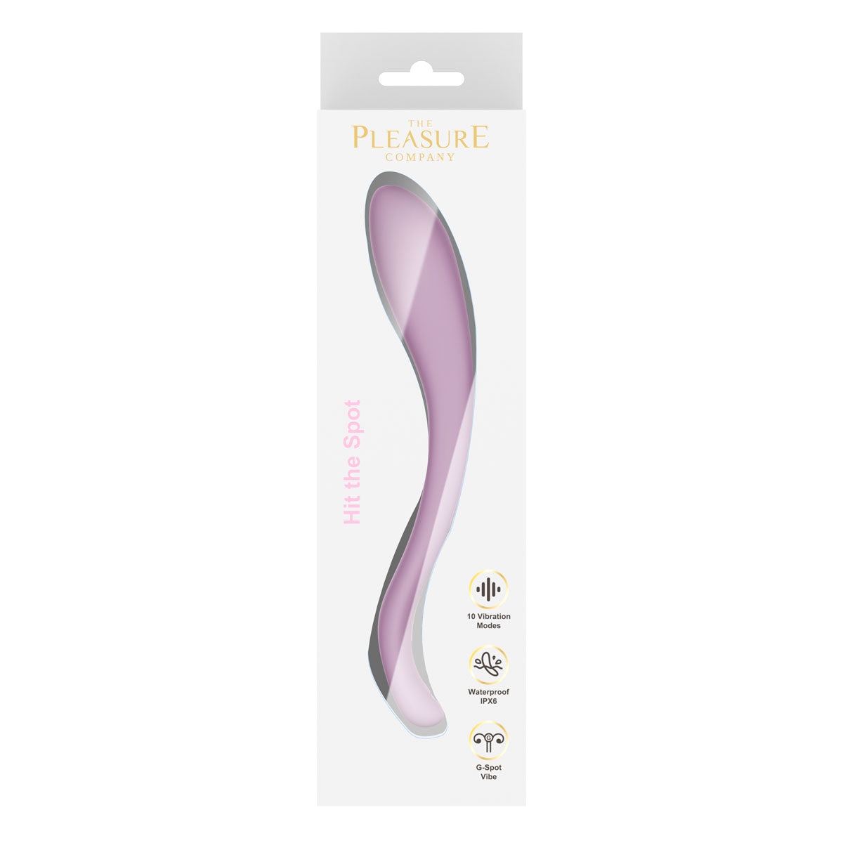Hit the Spot 10-Speed Curved Clitoral Vibrator – Purple