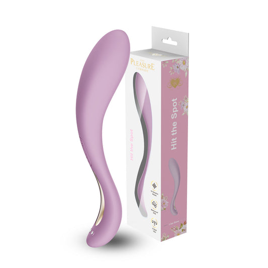 Hit the Spot 10-Speed Curved Clitoral Vibrator – Purple