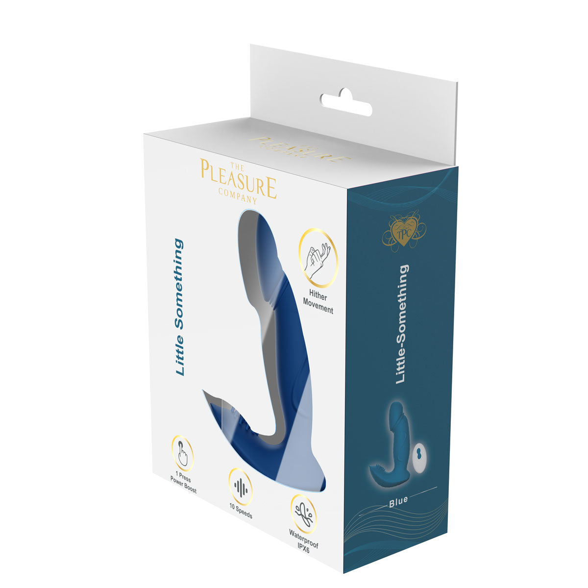 Little Something. Anal Vibe Remote Control-Dark blue