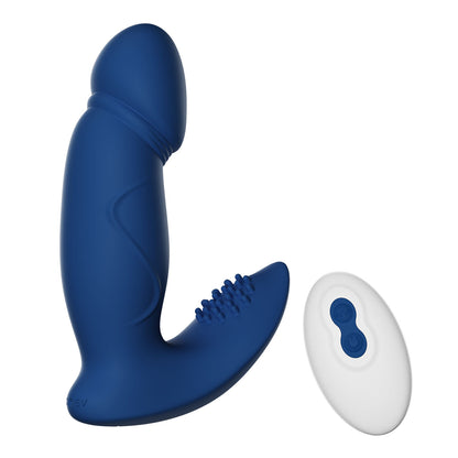 Little Something. Anal Vibe Remote Control-Dark blue