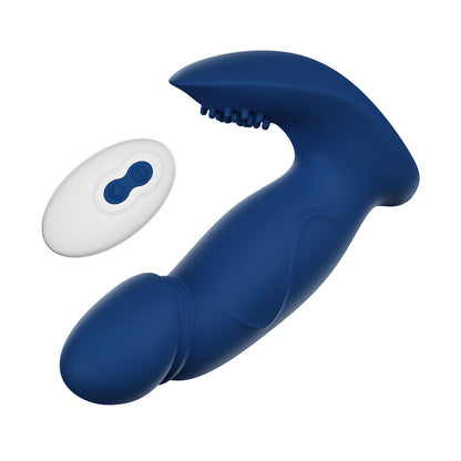 Little Something. Anal Vibe Remote Control-Dark blue