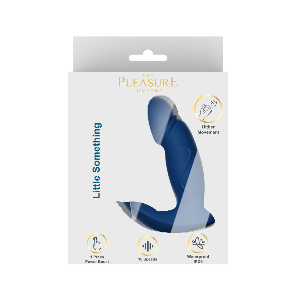 Little Something. Anal Vibe Remote Control-Dark blue