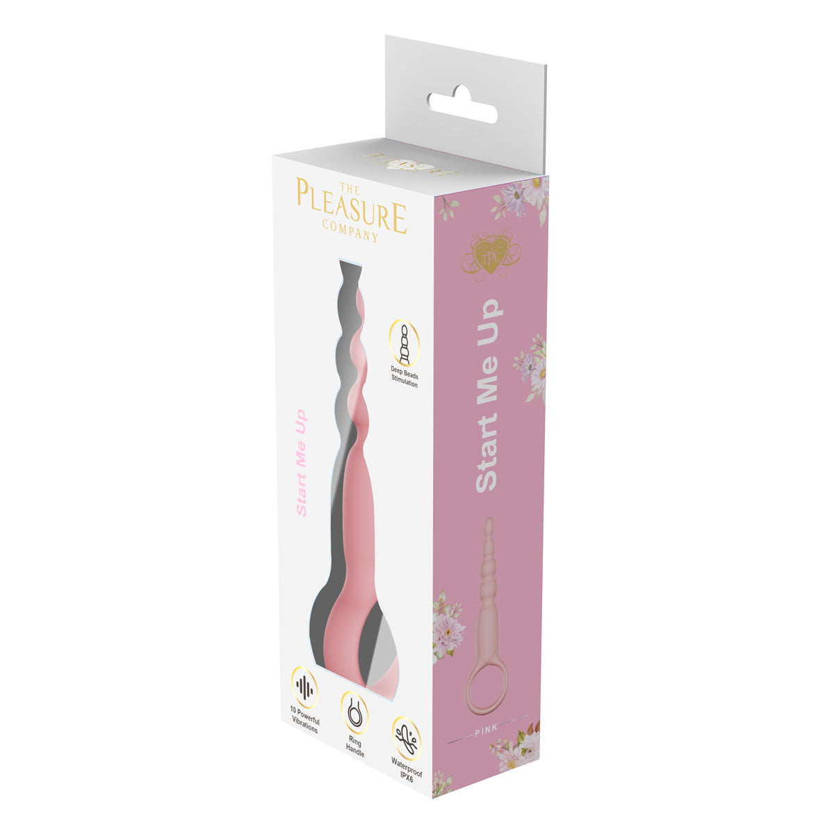 Start Me Up. Vibrating Butt Plug-Pink