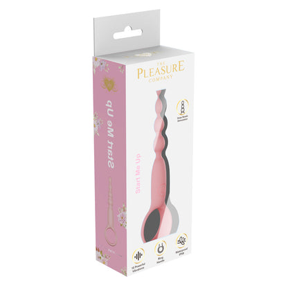 Start Me Up. Vibrating Butt Plug-Pink