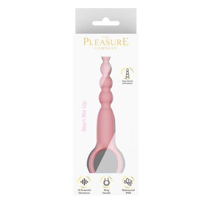 Start Me Up. Vibrating Butt Plug-Pink
