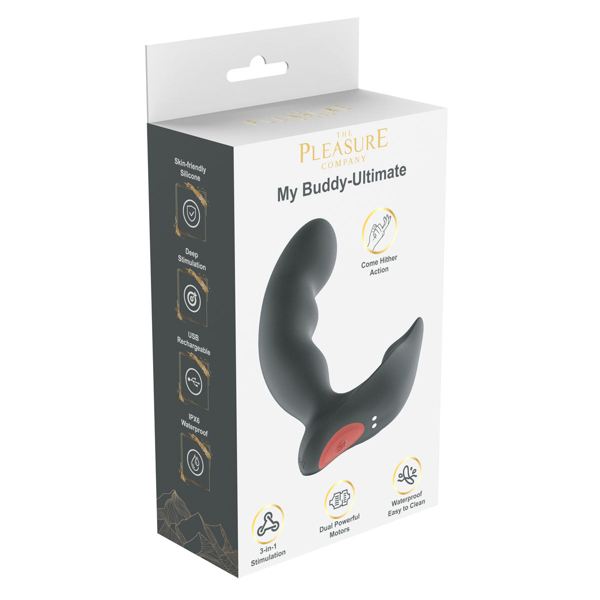My Buddy - Ultimate Anal Plug Vibrator-Black
