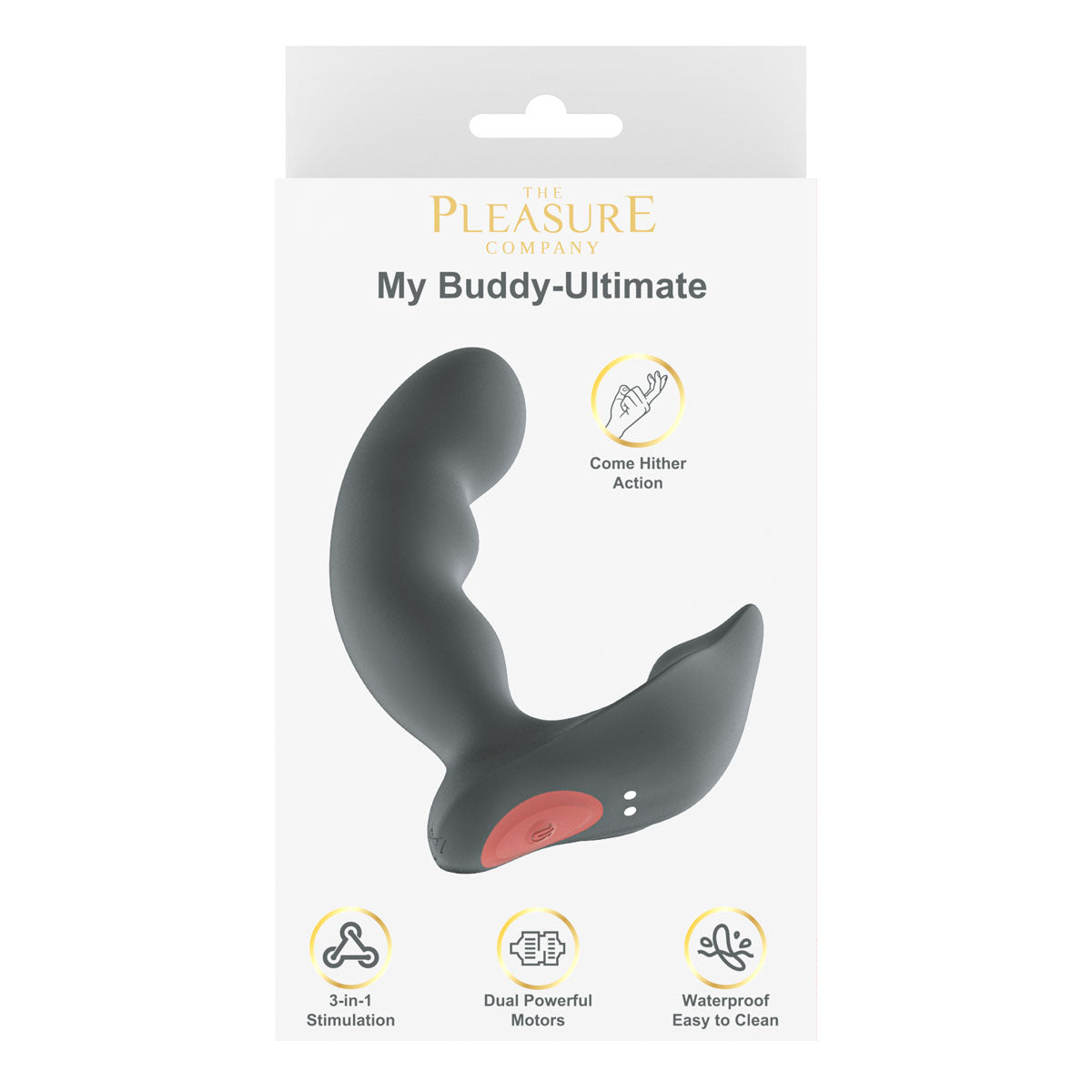 My Buddy - Ultimate Anal Plug Vibrator-Black