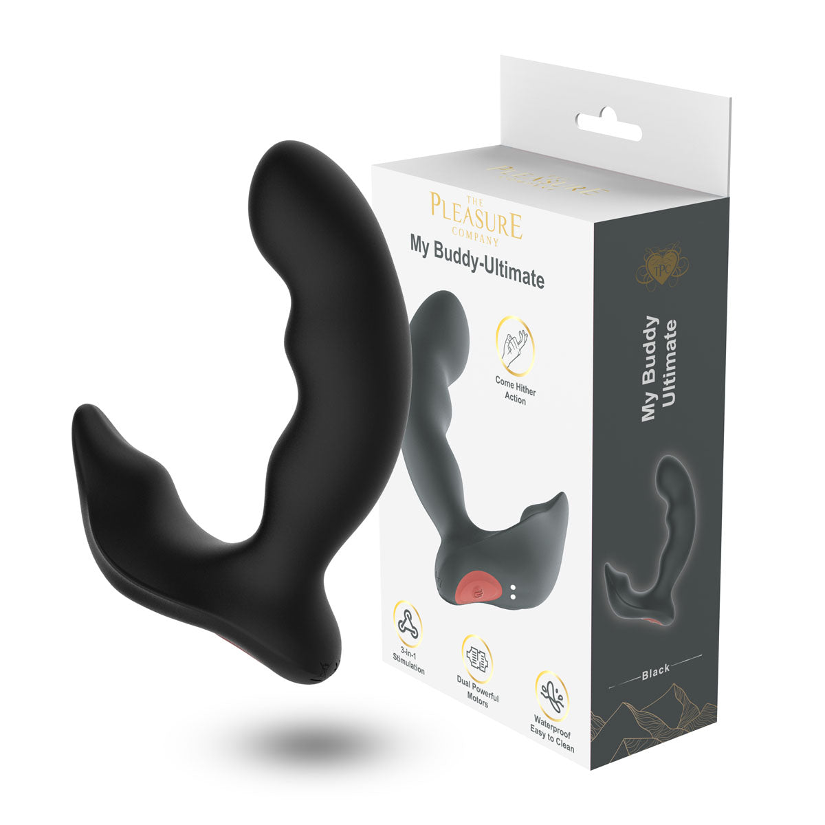 My Buddy - Ultimate Anal Plug Vibrator-Black