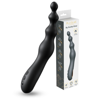 My Buddy - Deep Butt Plug Vibe-Black