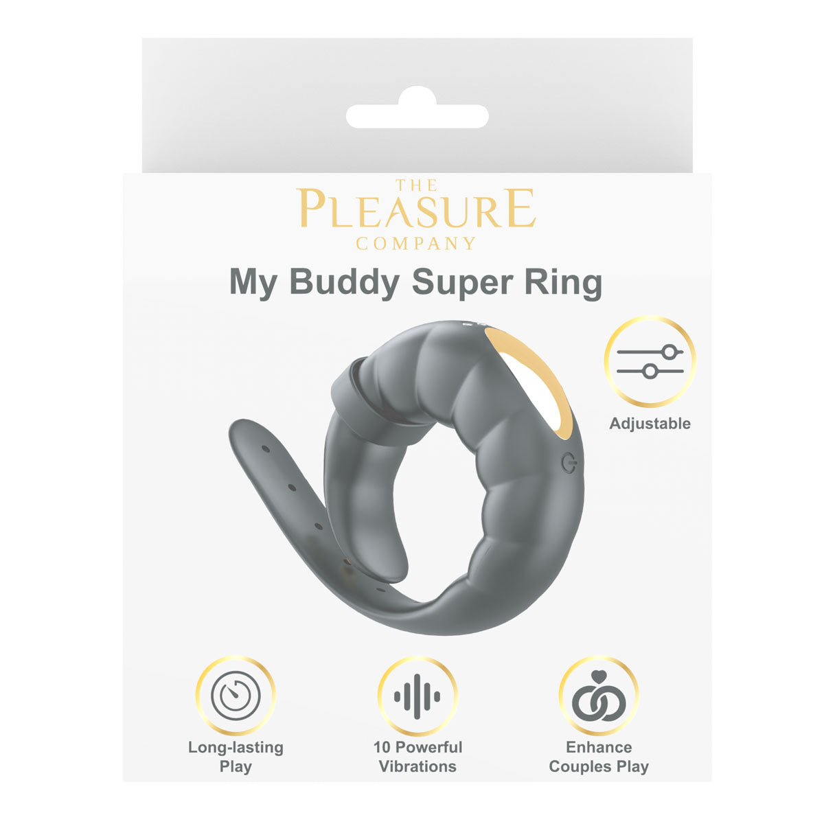 My Buddy - Super ring Penis Ring-Black