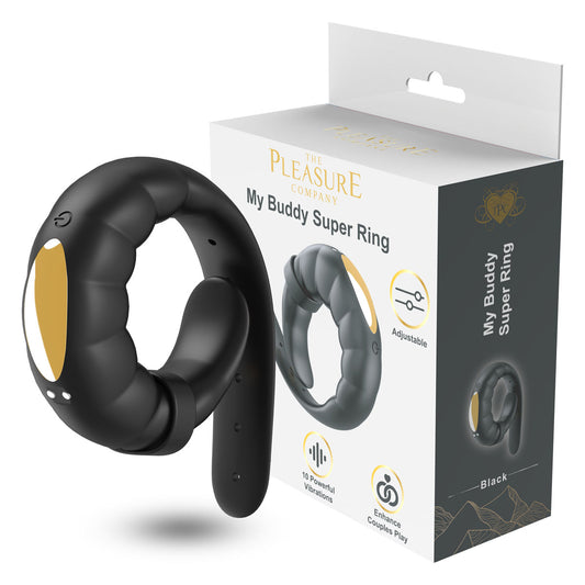 My Buddy - Super ring Penis Ring-Black