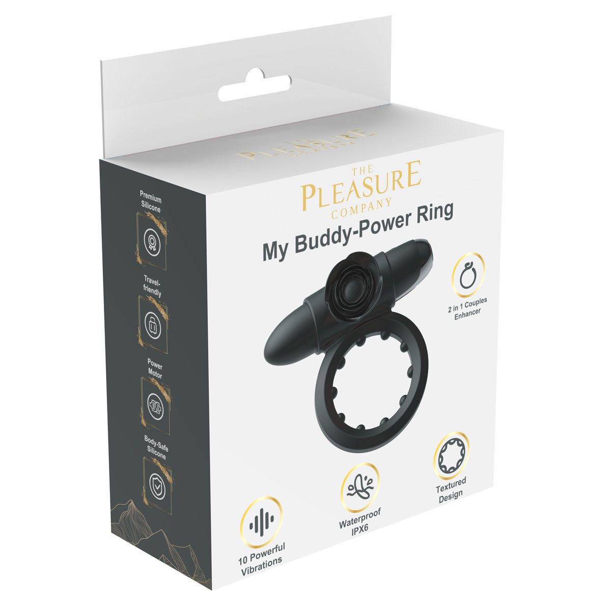 My buddy - Power Ring Penis Ring-Black