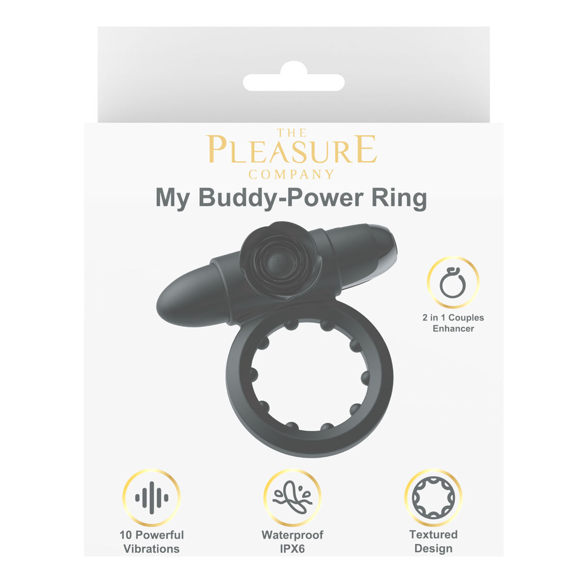 My buddy - Power Ring Penis Ring-Black