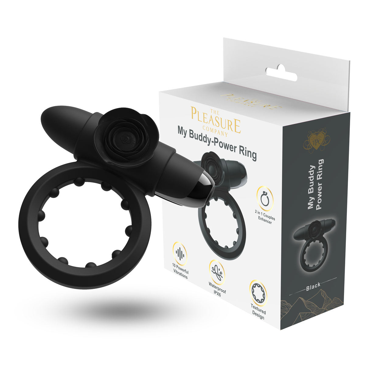 My buddy - Power Ring Penis Ring-Black