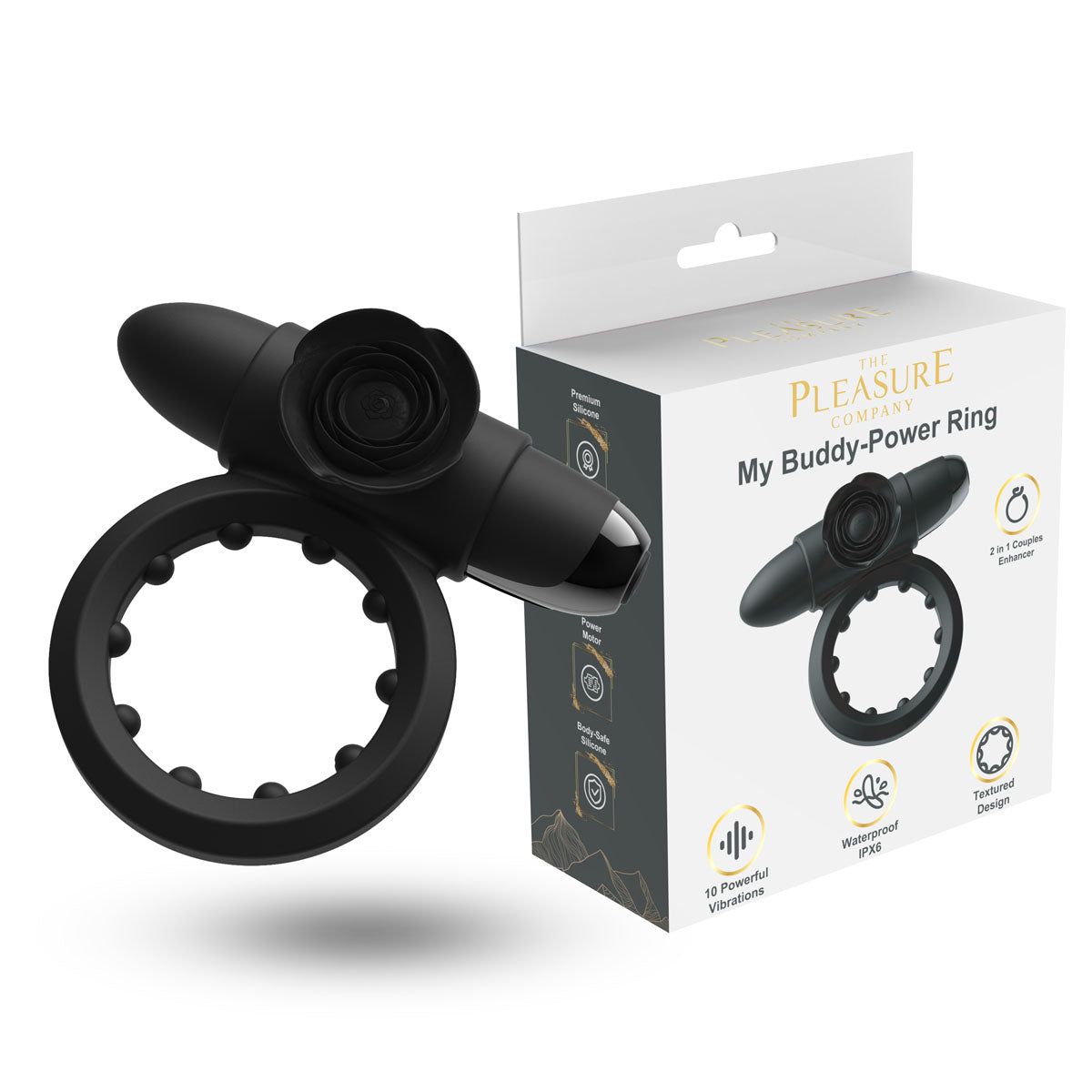My buddy - Power Ring Penis Ring-Black
