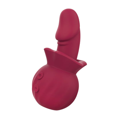 Lick Me Baby-Rose Vibe with Tongue Flicker-Red
