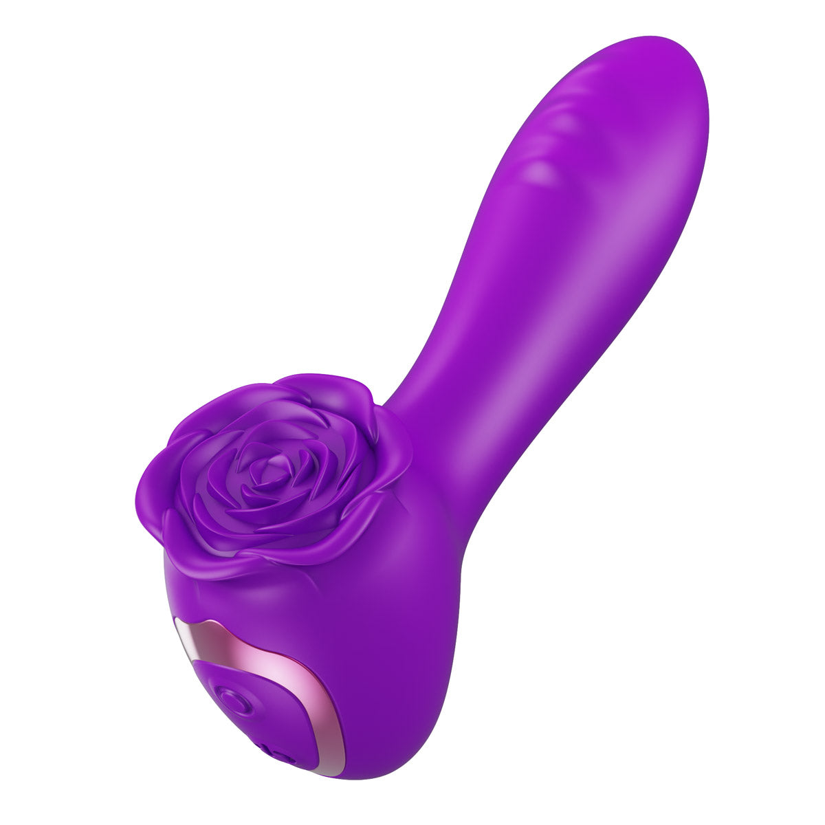 Rose Me Tender Dual Stimulator-Purple