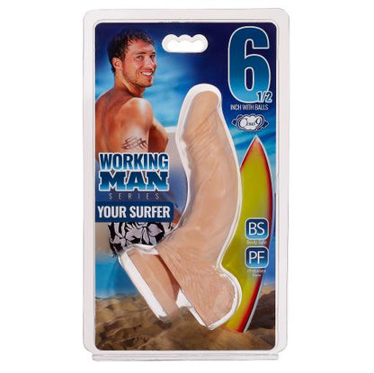 CLOUD 9 WORKING MAN 6.5" DILDO W/BALLS YOUR SURFER