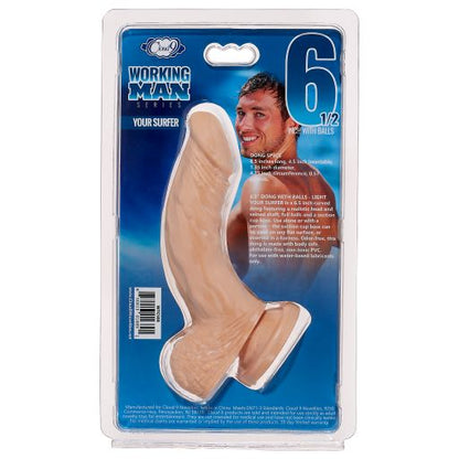 CLOUD 9 WORKING MAN 6.5" DILDO W/BALLS YOUR SURFER