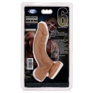CLOUD 9 WORKING MAN 6.5" DILDO W/BALLS YOUR SURFER