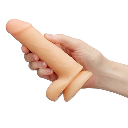 CLOUD 9 DUAL DENSITY REALISTIC DILDO  6" W/ BALLS