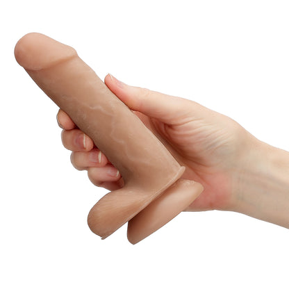 CLOUD 9 DUAL DENSITY REALISTIC DILDO  6" W/ BALLS