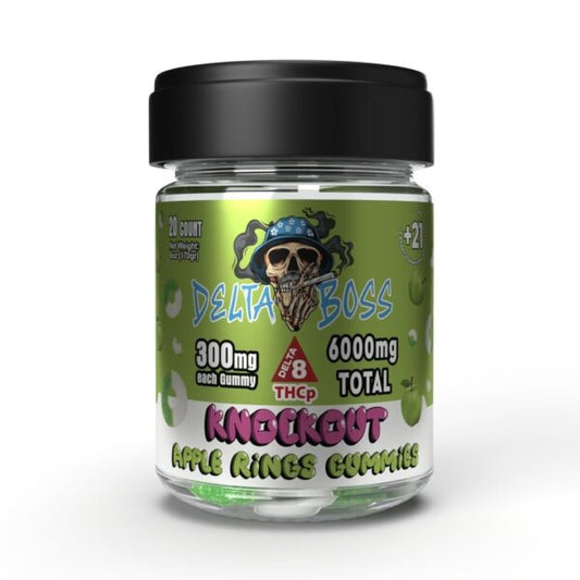 Knockout Gummies 6000mg - Apple Rings