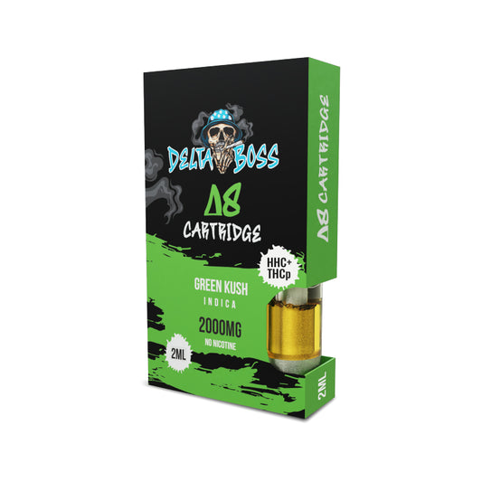 Delta Boss D8 1ml 1000mg Cart - Green Kush