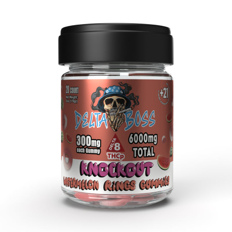 Knockout Gummies 6000mg - Watermelon Rings