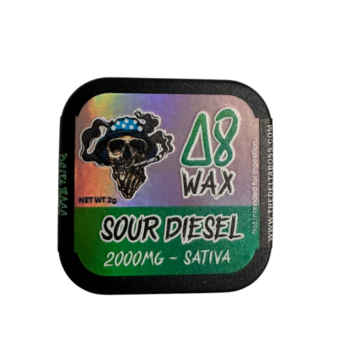 Delta Boss D8 2g 2000mg Wax - Sour Diesel