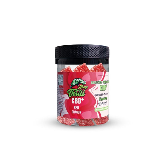 Hemp Thrill Gummies 1000mg - Red Dragon