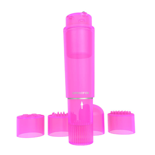 Sugar Pops Pocket Bullet - Pink 4 Attachments
