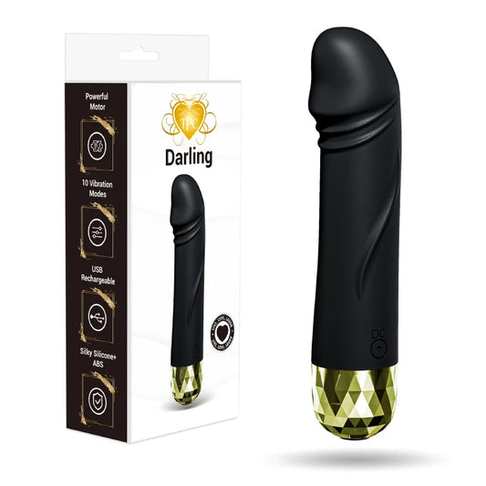 Darling Metallic Accent Bullet - Black