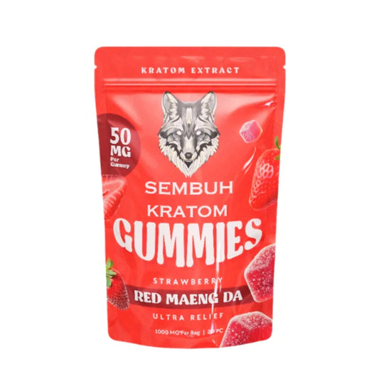 Sembuh Gummies 1000mg 20pc - Red Maeng Da-Strawberry