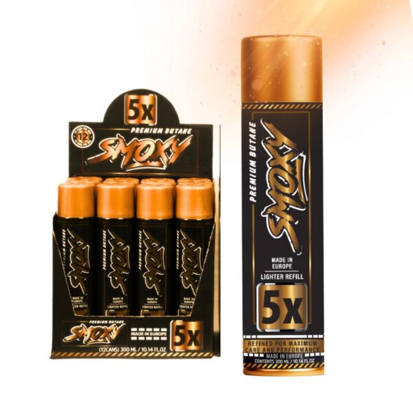 Smoxy Butane 5x - 300ml Can - Image 2