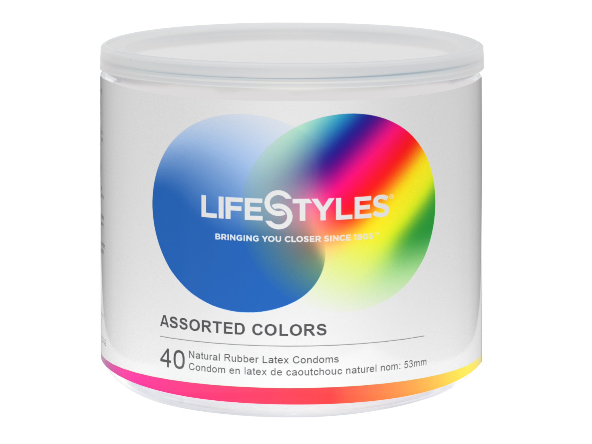 Assorted Colors Display Bowl-40Pack