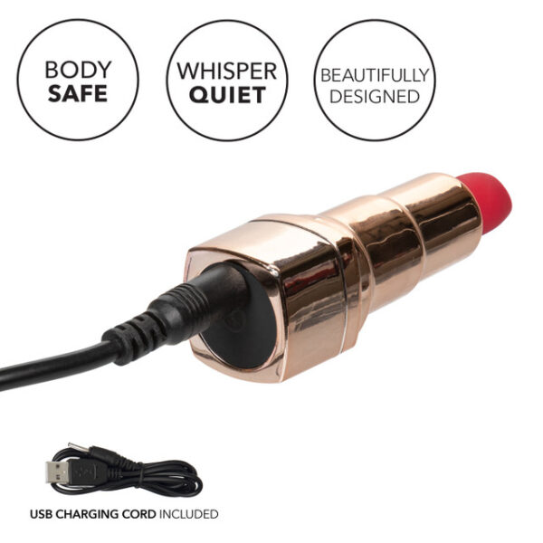 Hide & Play™ Rechargeable Lipstick - Red - Image 3