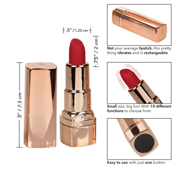 Hide & Play™ Rechargeable Lipstick - Red - Image 2