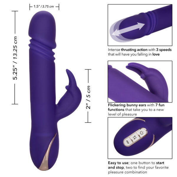 Jack Rabbit® Signature Silicone Thrusting Rabbit - Image 2