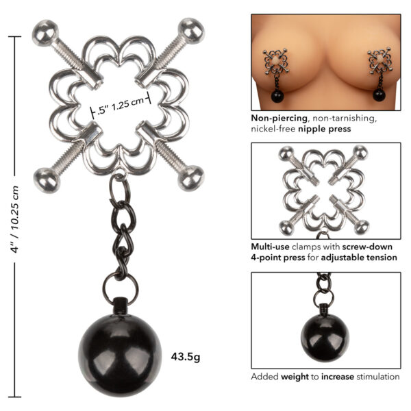 Nipple Grips 4-Point Weighted Nipple Press - Image 2