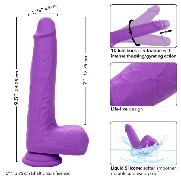 Rechargeable Gyrating & Thrusting Silicone Studs® - Image 2