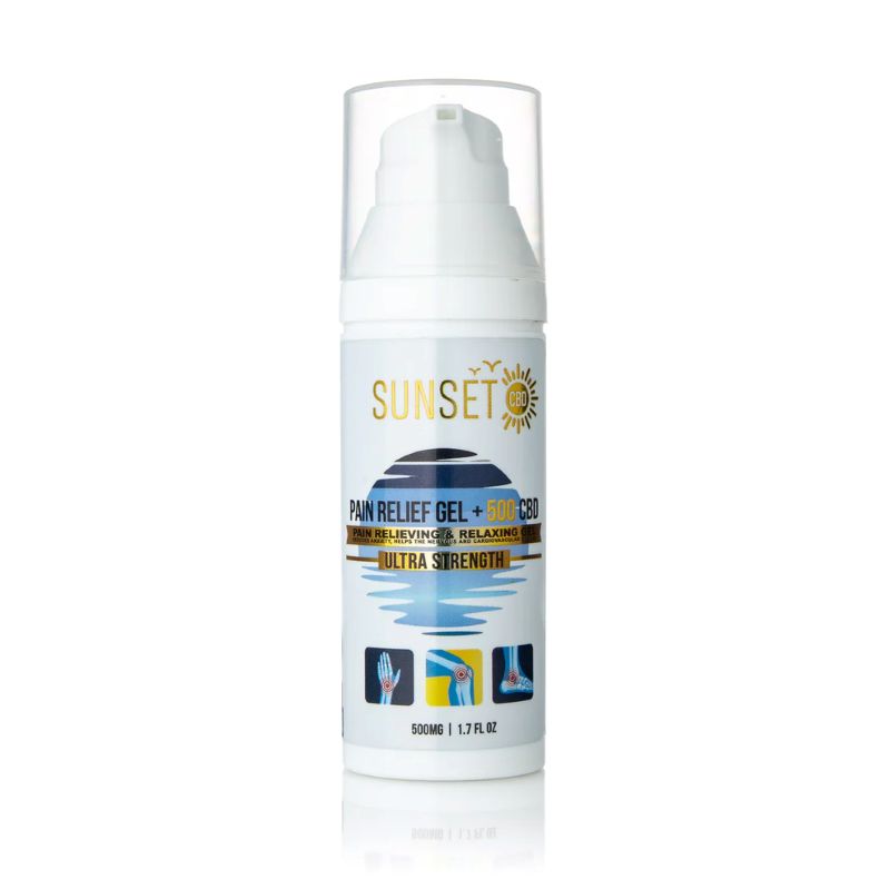 Sunset Pain Relief Gel 500 CBD