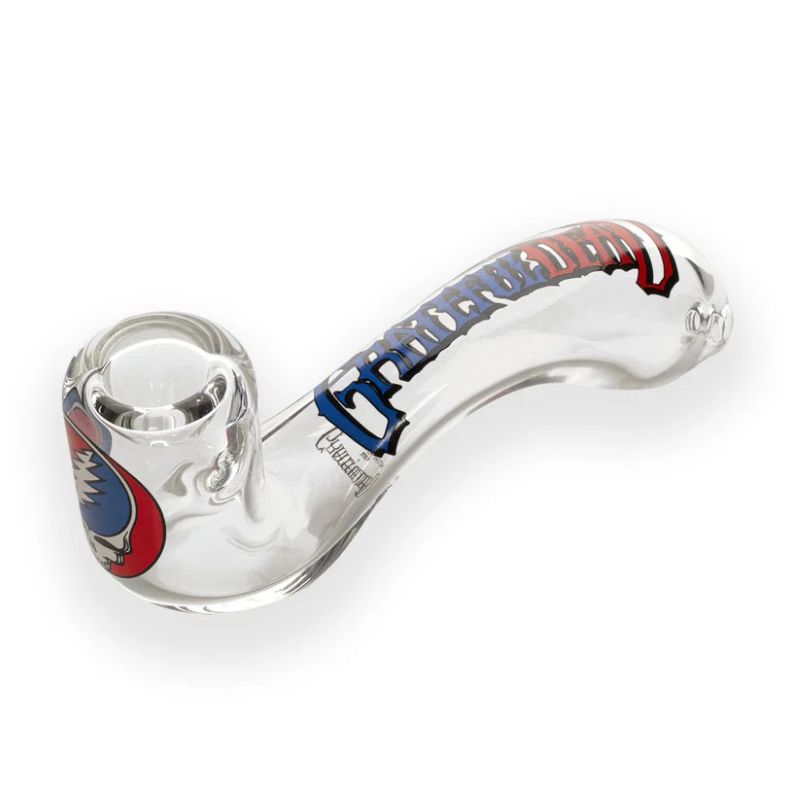 Grateful Dead 5.5″ Steal Your Face Sherlock Hand Pipe