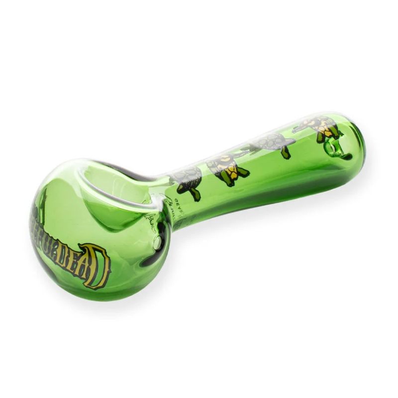 Grateful Dead 4.5″ Green Terrapin Spoon Hand Pipe