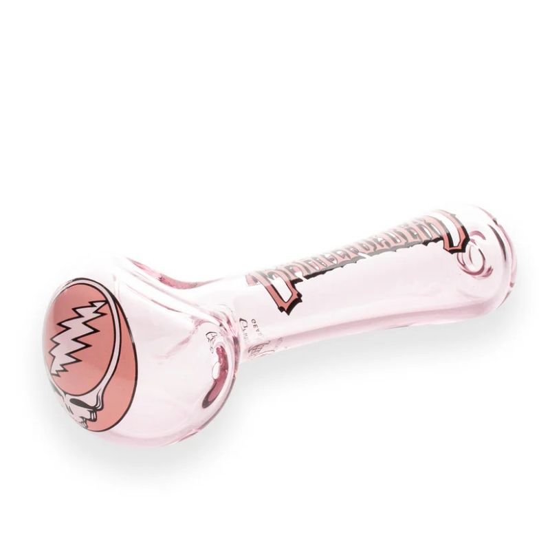 Grateful Dead 4.5″ Pink Steal Your Face Spoon Hand Pipe