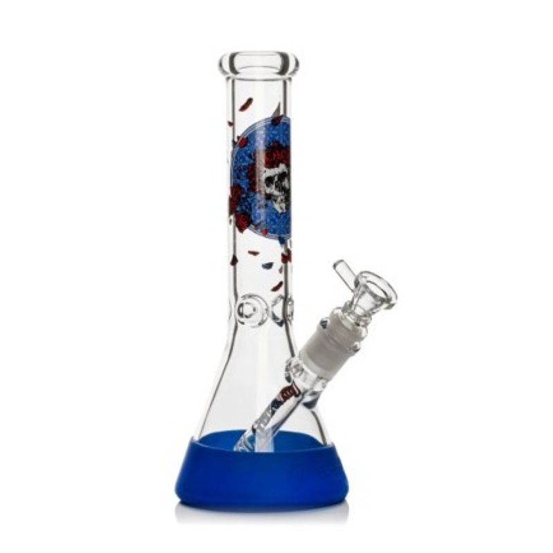 Grateful Dead 10″ Bertha Beaker Base Water Pipe