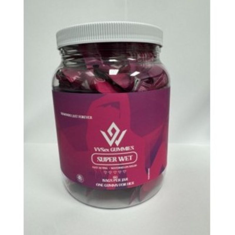 VVSex Gummies Super Wet for Her- 60pc Jar